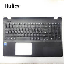 Hulics Оригинальная клавиатура для ноутбука Acer Aspire E15 ES1-512 Ноутбук Упор для рук с US клавиатура 2024 - купить недорого