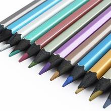 6/12 Colors Professhional Metallic Non-toxic Drawing Pencils Painting Sketching Pens Art Pencils 2024 - buy cheap