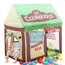 Casa de castelo para crianças, tenda de brinquedo dobrável, decoração interna, para presente de natal 2024 - compre barato