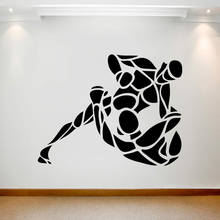 Large Wall Decal MMA Fighters Martial Sport Vinyl Wall Stickers Home Decor Gymnasium Living Room Modern Office Wall Paper Z056 2024 - buy cheap