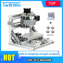 Controlador GRBL DIY CNC Router Kits 1610 Mini máquina de CNC área de trabajo 16x10x4,5 cm 3 ejes fresadora Pcb de enrutador de madera 2024 - compra barato