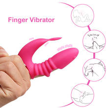 Silicone Dildo Female Vibrator Finger Glove Vaginal G-Spot Stimulator Vaginal Massager Sex toys Shop Adult Products for Couples 2024 - buy cheap