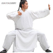 Shaolin Wudang Taoist Robe Tai Chi Suit Martial Arts Kung Fu Wushu Wing Chun Uniforms Kung Fu Uniform  Meditation Clothes 2024 - buy cheap