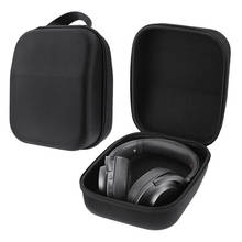 Alloyseed eva caso duro fone de ouvido bolsa transporte caixa armazenamento capa protetora para sennheiser hd598 hd600 hd650 fones de ouvido 2024 - compre barato