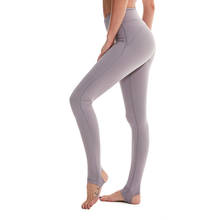 Sport Leggings Step-On-Foot Yoga Pants High Waist Nylon Gym Tights Workout Femme Fitness Leggings Female Running Pants Plus Size 2024 - buy cheap