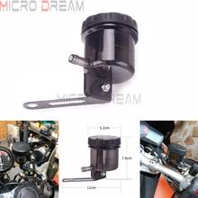 Black Universal Motorcycle Front Brake Fluid Oil Reservoir Tank Cup w/Bracket for Honda Yamaha Suzuki Kawasaki Sport Street Bike 2024 - buy cheap