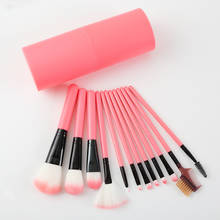 Makeup Brush 12Pcs Eyeshadow Brush Blend Eyebrow Makeup Brush Nylon Hair Synthetic Hair Brush Beauty Cosmetic Set dfdf 2024 - buy cheap