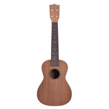 26in tenor ukulele ukelele havaiano, kit diy corpo de madeira jacarandá, placa de dedo com pinos, ponte de corda, guitarra de ukelele 2024 - compre barato