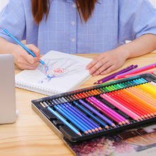 Набор масляных цветных карандашей 24/36/48/72 цвета для рисования маслом товары для рисования эскиз лазурит принадлежности для искусства 2024 - купить недорого