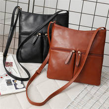 Wome PU Leather Shoulder Bag Designer Crossbody Bag Purse Vintage Female Messenger Bags With Multi Pocket Handbags 2024 - buy cheap