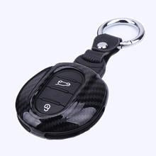 Capa de proteção para chave de carro impressa, capa de liga de carbono para mini cooper f54 f55 f56 f60, acessórios de estilo 2024 - compre barato