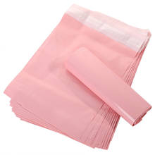 10 шт. розовый полиэтиленовые пакеты для прозрачный пластиковый грузовой мешок самоуплотняющийся клей курьерские пакеты для упаковки одежды Экспресс Конверт 2024 - купить недорого