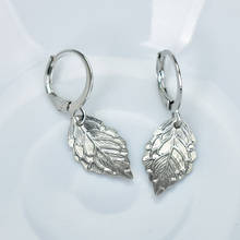 Simple Silver Color Triangle Leaf Dangle Drop Earrings For Women Metal Jewelry Heart Earings Pendientes Mujer Moda 2024 - buy cheap
