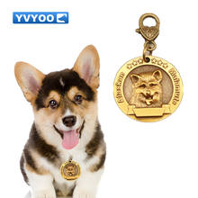 Etiquetas de identificación personalizadas para perros, accesorios para Collar, collares, colgantes 2024 - compra barato