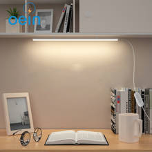 Luminária led de mesa com luz noturna usb, luz suspensa debaixo do armário, luzes magnéticas para leitura residencial 2024 - compre barato