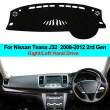 2 Layers Car Inner Dashboard Cover Dash Mat Carpet Sun Shade Board DashMat For Nissan Teana J32 2008 2009 2010 2011 2012 2rd Gen 2024 - buy cheap