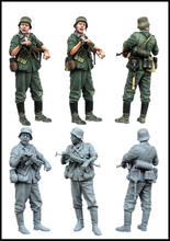 1/35 Scale Unpainted Resin Figure infantryman GK figure 2024 - buy cheap