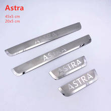 4 pc Stainless Steel Door Sill Scuff Plate Fit for OPEL ASTRA trim welcome pedal car accessories styling sticker car styling 2024 - buy cheap