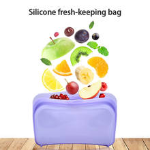 3pcs Food Storage Bag Reuseable Silicone Food Sealed Fresh-keeping Sealing Bags Microwave-heated Refrigerator Food Organizer 2024 - buy cheap