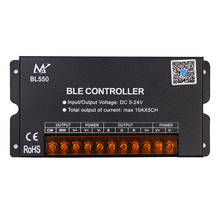 DC5-24V RGBCCT LED Strip Bluetooth Controller 50A 10Ax5CH Phone App Bluetooth Control Dimmer for RGB RGBW RGBWW LED Strip BL550 2024 - buy cheap
