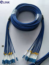 Cable de fibra óptica blindado de 5MTR, cable de puente de 12 núcleos SM SC LC FC ST APC monomodo 12C, cable ftth ELINK ftth azul 2024 - compra barato