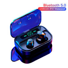 TWS-наушники с поддержкой Bluetooth 3500 и сенсорным управлением, 5,0 мА · ч 2024 - купить недорого