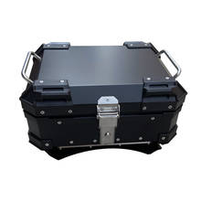 25L Universal Motorcycle Rear Top Tool Box  Luggage Case Bag Saddlebags Aluminum Storage Trunk Toolbox 2024 - buy cheap