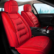 Стайлинг 6D, чехол на автомобильное сиденье для Porsche Cayenne SUV 911 Cayman Macan Panamera, высококачественный теплый плюш, автостайлинг 2024 - купить недорого