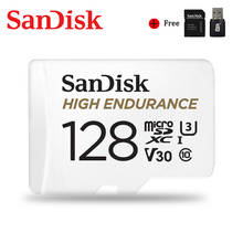 SanDisk-tarjeta de memoria Micro SD de alta resistencia, 256GB, 128GB, 64GB, 32GB, tarjeta TF SDHC/SDXC Clase 10 para vídeo de Monitor 2024 - compra barato