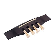 1 Set Rosewood Bridge+Bridge Pins+Saddle for Acoustic Electric Bass Guitar 2024 - buy cheap
