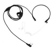 Vineyuan Universal Throat Vibration Mic Headphone With Acoustic Air Tube 2 Pin K Plug PTT Earbud Headphone For Baofeng Kenwood 2024 - buy cheap