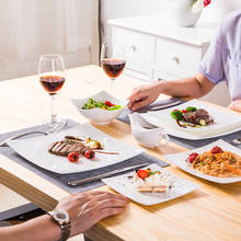 Европейская керамическая креативная Западная тарелка для стейка, посуда, керамический нож для стейка, вилка, модная обеденная тарелка, кухонная посуда 2024 - купить недорого