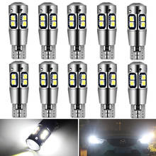 10pcs T10 W5W LED Canbus 3030 10SMD Car Parking LED Light Bulb For VW Passat B6 B7 Jetta Golf 5 6 7 MK5 Tiguan CC Scirocco DC12V 2024 - buy cheap