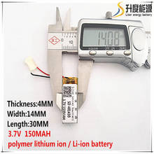 5pcs [SD] 3.7V,150mAH,[401430] Polymer lithium ion / Li-ion battery for TOY,POWER BANK,GPS,mp3,mp4,cell phone,speaker 2024 - buy cheap