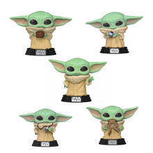 Funko Pop Звездные войны мандалорские Детские куклы Yoda виниловые фигурки игрушки 2024 - купить недорого