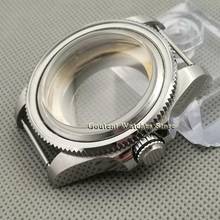 43mm Sapphire Glass Silver Watch Case Fit ETA2836 DG2813 3804 Miyota 8215 821A 8205 8200,NH35 NH36 NH35A Movement 2024 - buy cheap