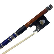 4/4 szie Master Pernambuco VIOLIN BOW  EBONY FROG Nice Quality Ebony and white bow hair 2024 - buy cheap