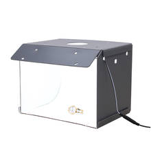 Mini caixa de iluminação para fotografias, caixa iluminadora portátil dobrável para estúdio fotográfico 2024 - compre barato