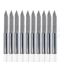 10Pcs 45Degree 0.2mm Carbide Engraving Bits CNC Router Tool for PCB Board 2024 - buy cheap