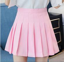 Женская плиссированная юбка в стиле преппи, плиссированная мини-юбка, милая японская школьная форма, юбка для девушек 2024 - купить недорого