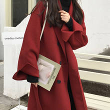 Autumn Long Women Woolen Coats Korean Style Woman Coat Winter Solid Female Coat Outwear Clothes Womens Casacos Feminino  WPY978 2024 - buy cheap