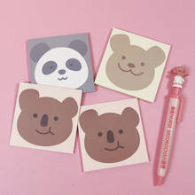 50 Sheets Kawaii Panda Koala Memo Pad Daily DIY Notepad Sticky Notes Escolar Papelaria School Supply Cute Stationery 2024 - buy cheap