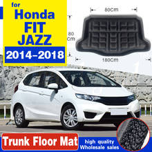 Fit For Honda Fit / Jazz Hatchback GK5 2014 2015 2016-2018 Rear Trunk Liner Boot Cargo Mat Tray Floor Carpet Mud Kick Protector 2024 - buy cheap