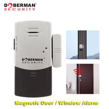 Doberman-Sensor de seguridad para puerta y ventana, alarma de detección delgada para seguridad del hogar, Alarma para puerta o timbre fuerte de 100dB 2024 - compra barato