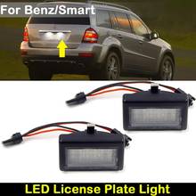 Luz LED blanca para matrícula de BENZ M-CLASS(W164) ML, GL-CLASS(X164), Smart Roadster 452 2024 - compra barato