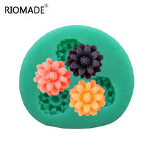 Mini Flower Silicone Molds Cake Decorating Tools Fondant Mold Chocolate Candy Pastry Pudding Embossed Kitchen Mould F0127HM 2024 - buy cheap