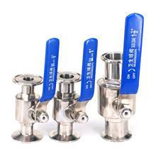 1.5" 2" 2.5" Tri Clamp Ferrule 304 Stainless Steel Sanitary Ball Valve For Homebrew Diary 2024 - buy cheap