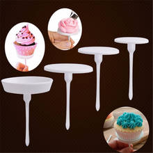 4pcs/set Cake Flower Nails Plastic Piping Nail Baking Piping Stands Tools Removable Ice Cream Cake DIY Decorating Tools 2024 - buy cheap