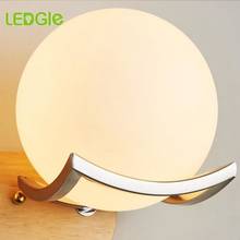 LEDGLE 5W LED Wall Light Modern Wall Lamp Sconce wandlamp LED Bedside Sconces Bedroom Wall Lamp Decor for Home Lights Fixtures 2024 - купить недорого