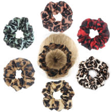 Furling Girl-coleteros para el pelo de leopardo para mujer, gomas elásticas de tela suave, accesorios para el cabello, 1 unidad 2024 - compra barato